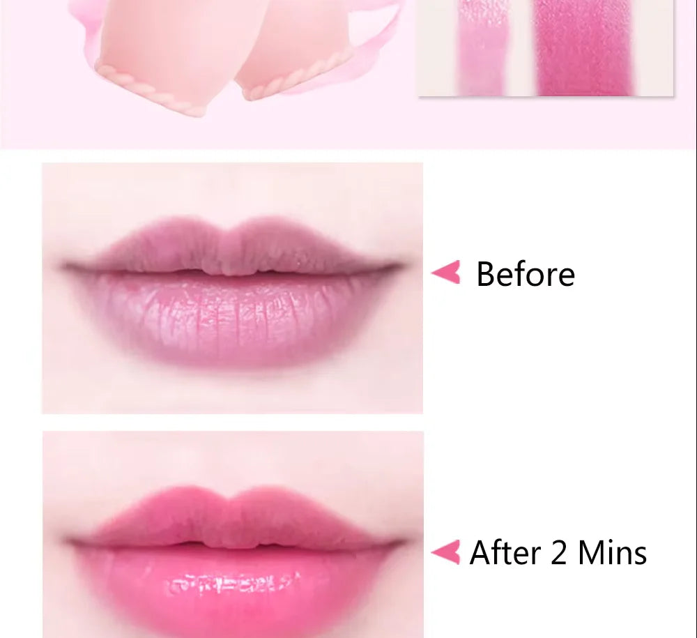 ( 2 পিস) Jelly Dried Flower Color Changing Lip Balm