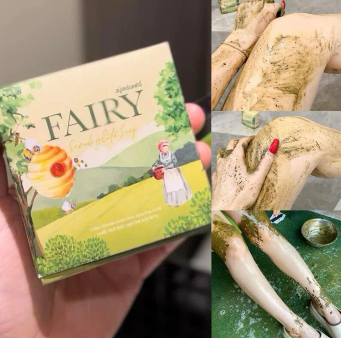 Fairy Scrub Gluta Soap-1pcs