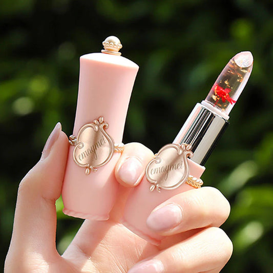 ( 1 পিস) Jelly Dried Flower Color Changing Lip Balm